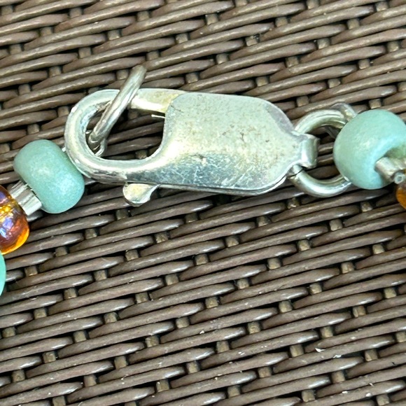 #88 Vintage One Of A Kind Necklace, Unique Jasper,Carnelian,Larimar,Turquoise! - Picture 11 of 12